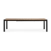 Lisomme Stef tuintafel bruin - verlengbaar - 205 x 100 cm