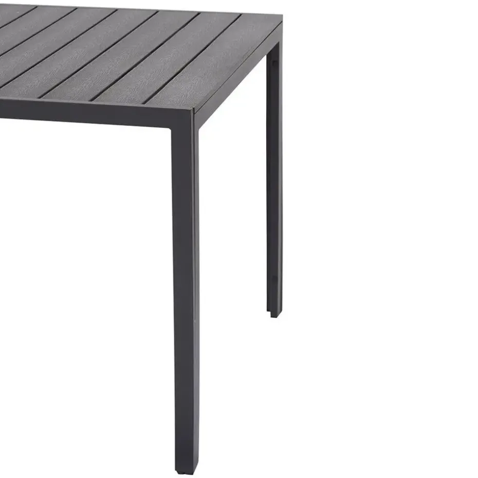 Lisomme Vinn tuintafel zwart - 90 x 90 cm