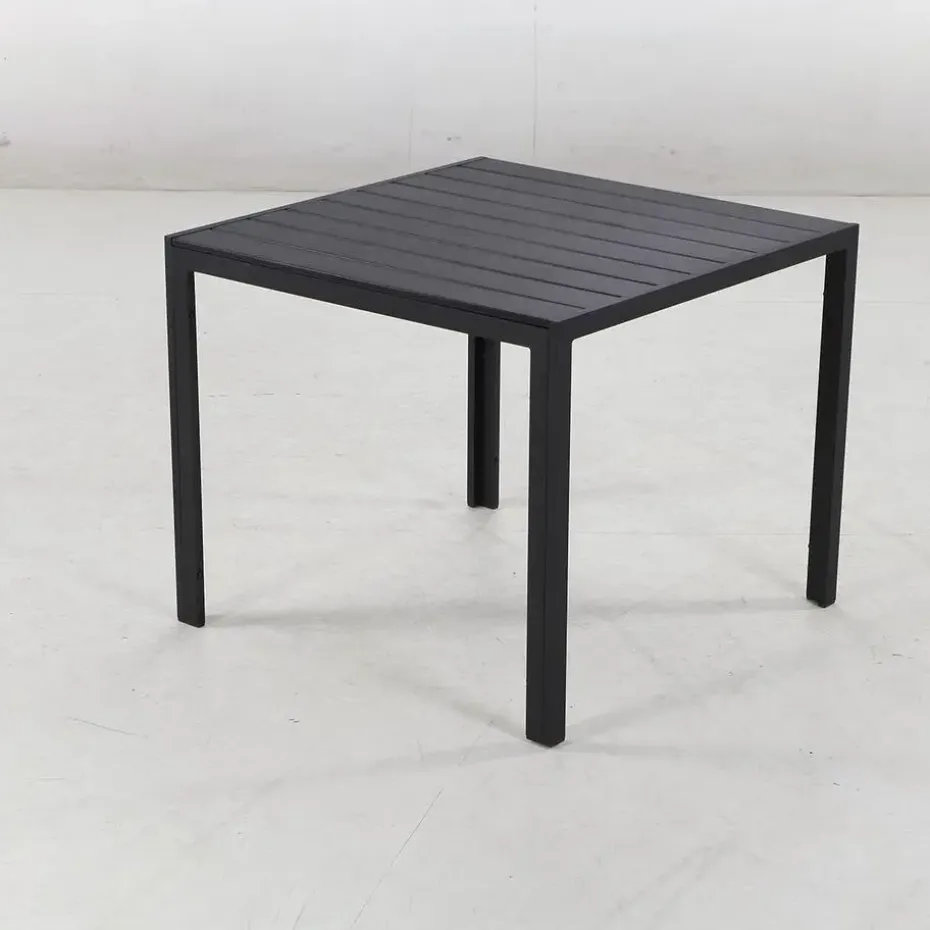 Lisomme Vinn tuintafel zwart - 90 x 90 cm