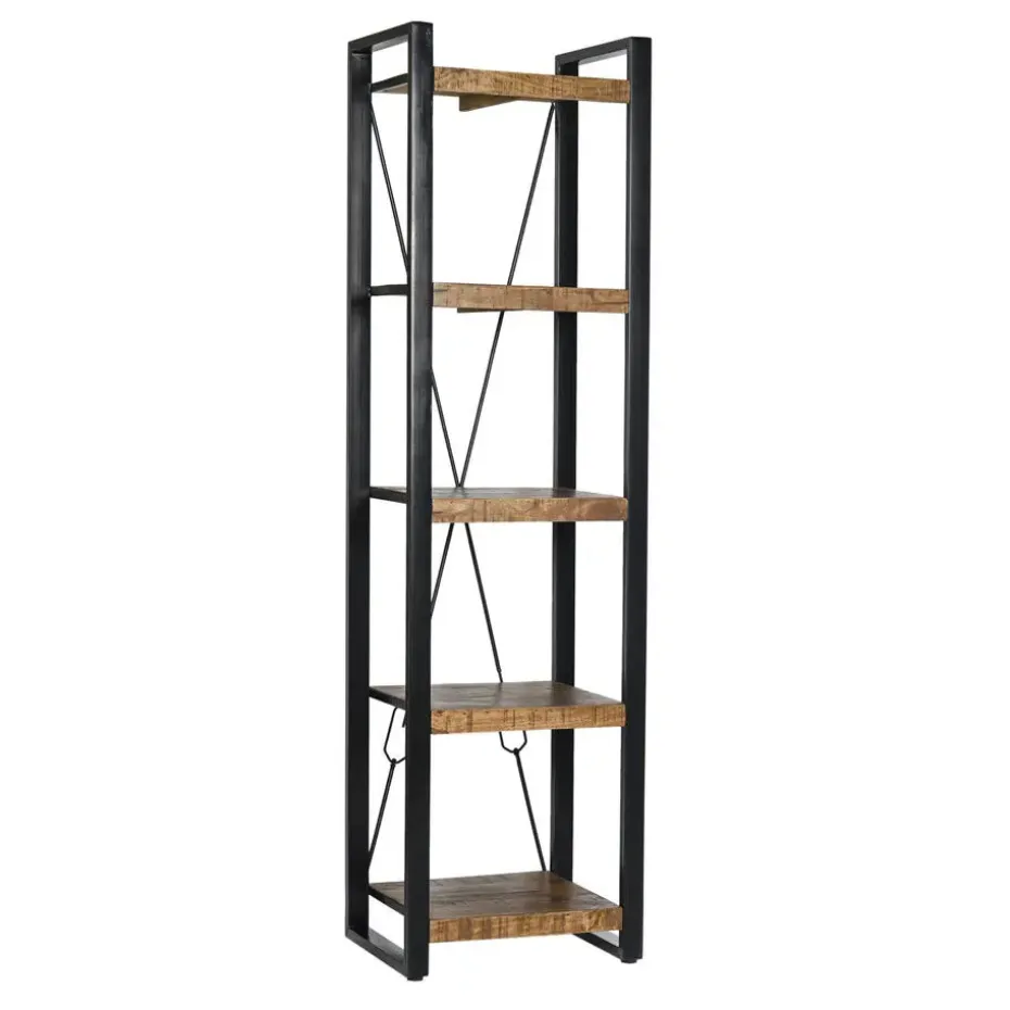 Livingfurn - Boekenkasten Nairobi 200cm - Mangohout