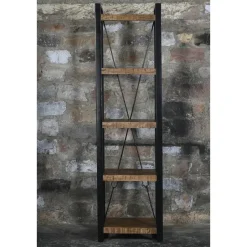 Livingfurn - Boekenkasten Nairobi 200cm - Mangohout