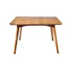 Livingfurn - Eetkamertafel Elias - 120cm - Mangohout - Bruin