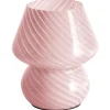 LOBO - Tafellamp - Roze - Glas