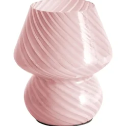 LOBO - Tafellamp - Roze - Glas