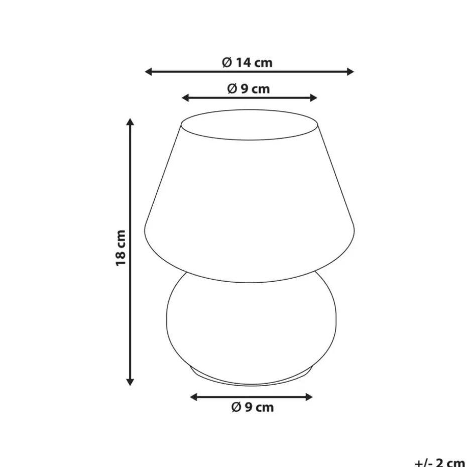 LOBO - Tafellamp - Wit - Glas