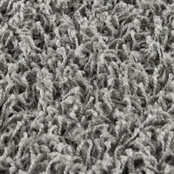 Loca Shaggy Rond Vloerkleed Lichtgrijs Hoogpolig - 200 CM ROND