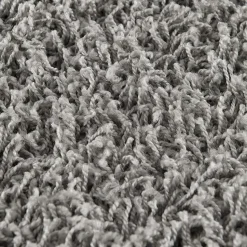 Loca Shaggy Rond Vloerkleed Lichtgrijs Hoogpolig - 150 CM ROND