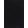 Loca Shaggy Vloerkleed – Modern Uni Effen – Zwart Hoogpolig & Zacht - 200x290 CM