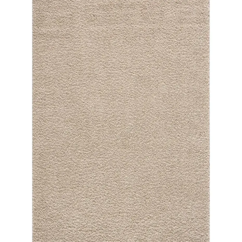 Loca Shaggy Vloerkleed Beige Hoogpolig - 140x200 CM