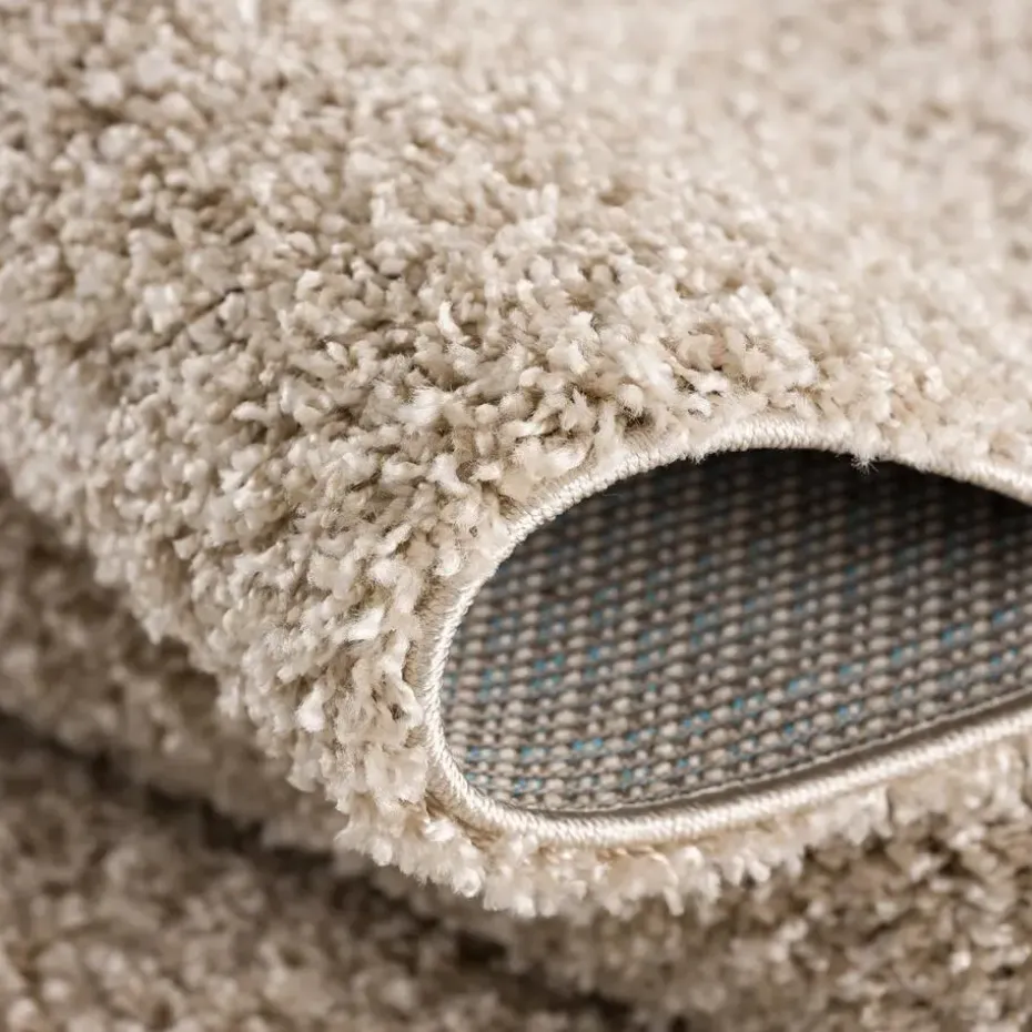 Loca Shaggy Vloerkleed Beige Hoogpolig - 140x200 CM