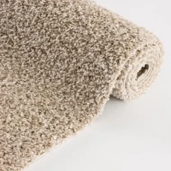 Loca Shaggy Vloerkleed Beige Hoogpolig - 140x200 CM