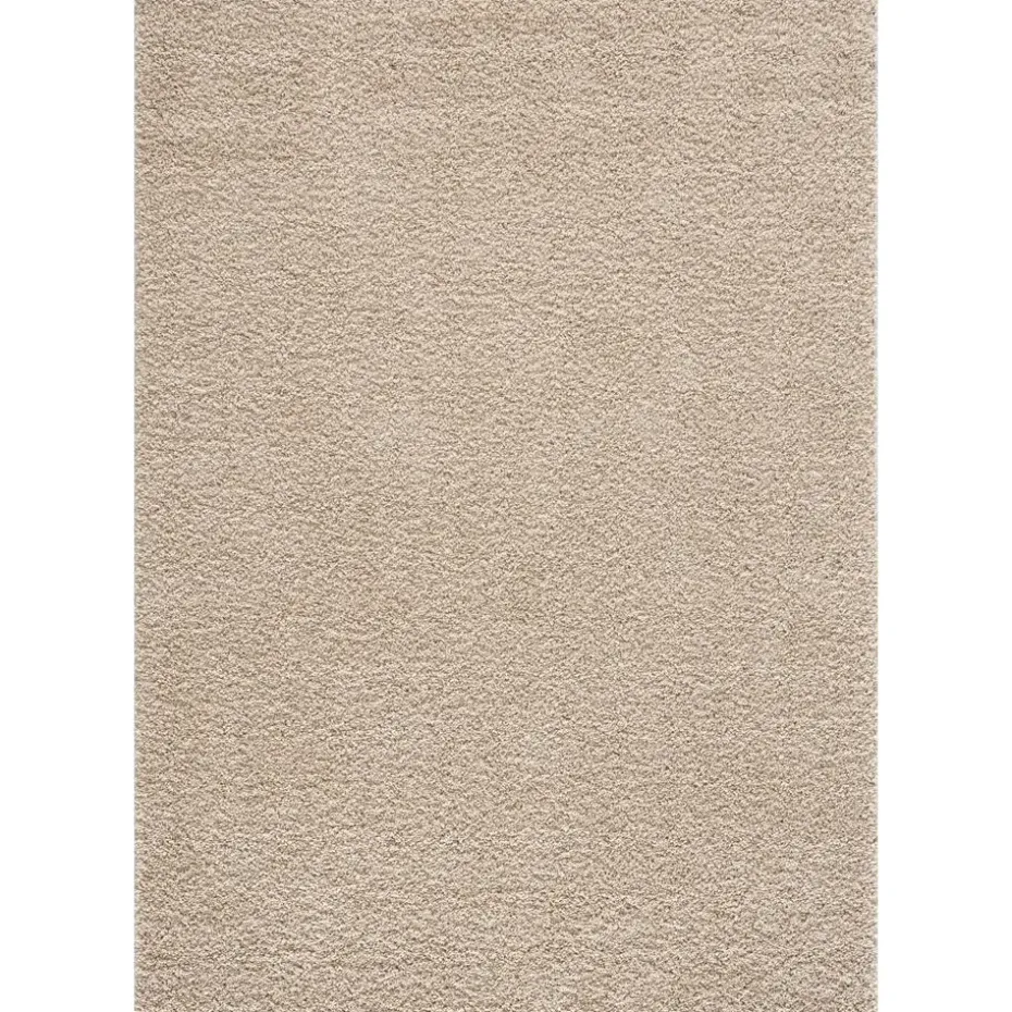 Loca Shaggy Vloerkleed Beige Hoogpolig - 200x290 CM