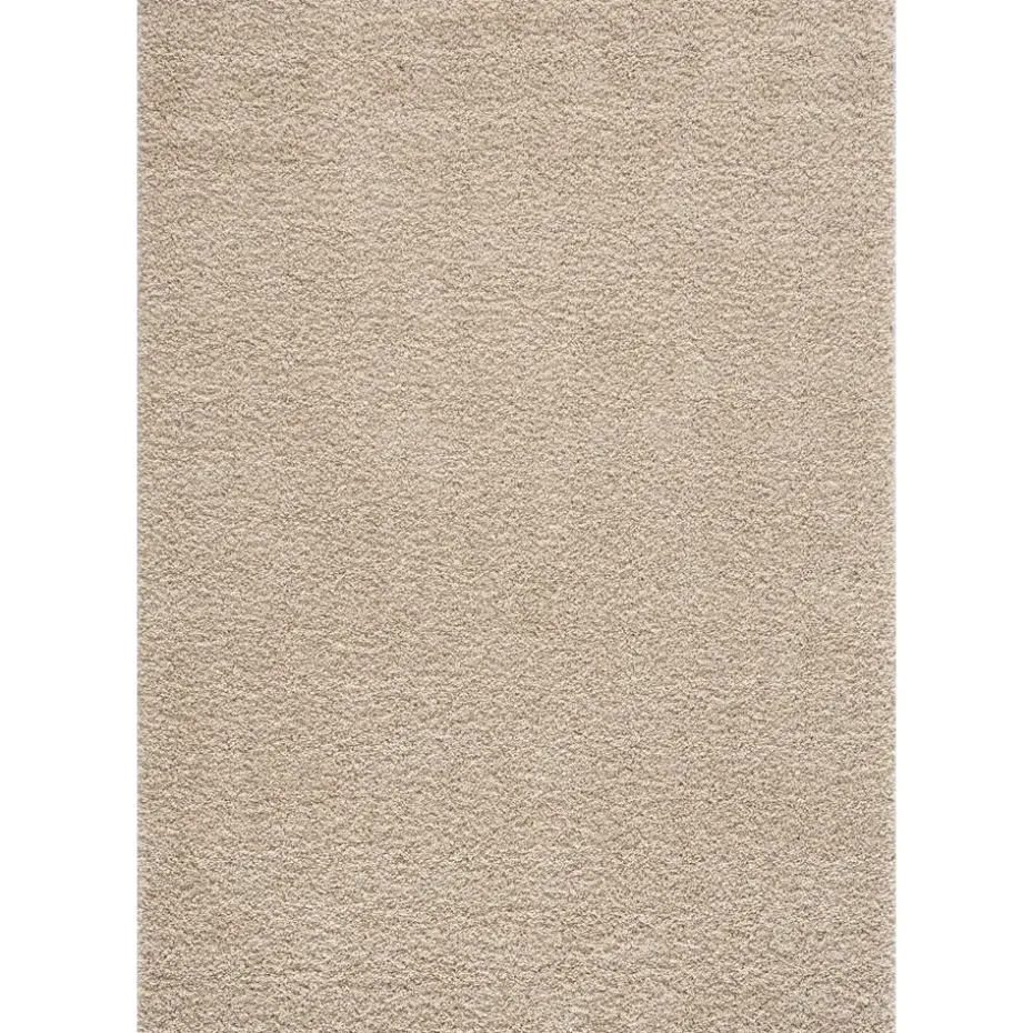 Loca Shaggy Vloerkleed Beige Hoogpolig - 200x200 CM Vierkant