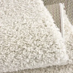 Loca Shaggy Vloerkleed Creme Hoogpolig - 160x230 CM