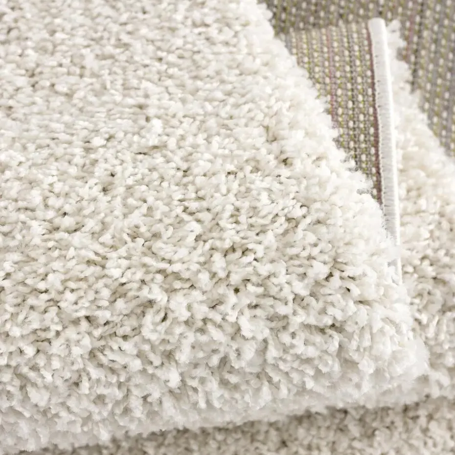 Loca Shaggy Vloerkleed Creme Hoogpolig - 140x200 CM