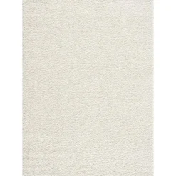 Loca Shaggy Vloerkleed Creme Hoogpolig - 240x340 CM