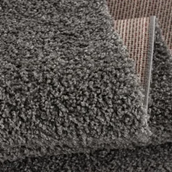 Loca Shaggy Vloerkleed Grijs Hoogpolig - 160x230 CM