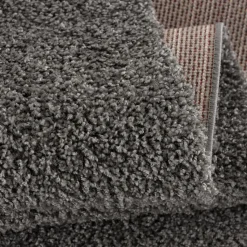 Loca Shaggy Vloerkleed Grijs Hoogpolig - 300x400 CM