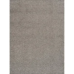 Loca Shaggy Vloerkleed Lichtgrijs Hoogpolig - 140x200 CM