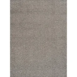Loca Shaggy Vloerkleed Lichtgrijs Hoogpolig - 200x290 CM