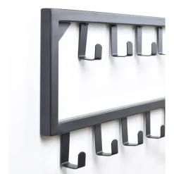 LOFT42 Bono Small Kapstok - Zwart – Metaal – 9 haken - 50x26x4