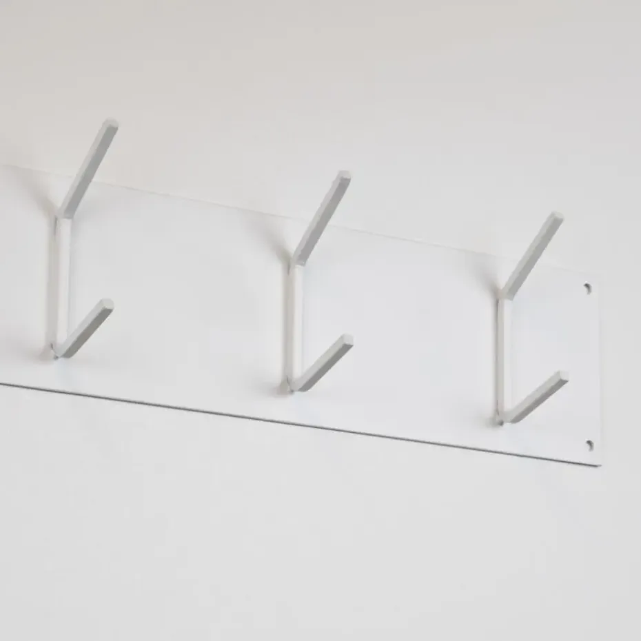LOFT42 Factory Kapstok 5 Dubbele Haken - Metaal - Wit