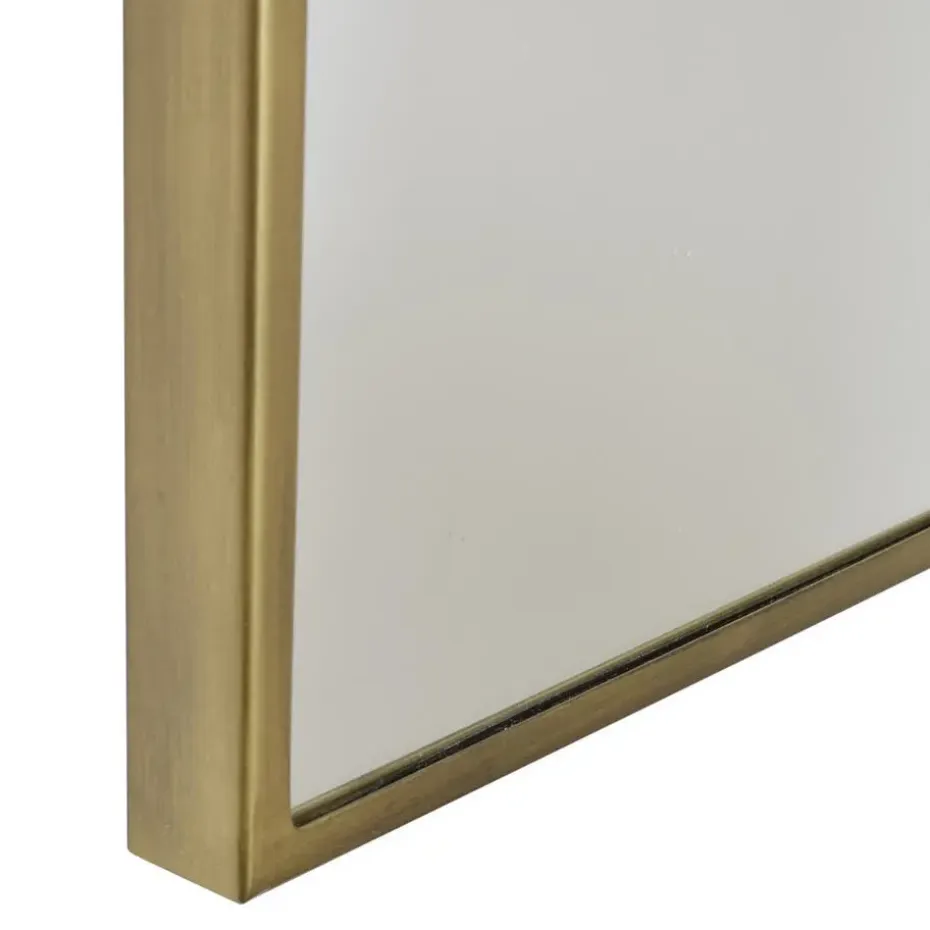 LOFT42 Industry Rectangle Spiegel - Metaal - antiek Messing - 60x40x4