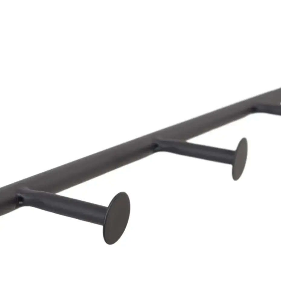 LOFT42 Jasmin Kapstok – Zwart – Metaal – 9 haken - 60x80x32