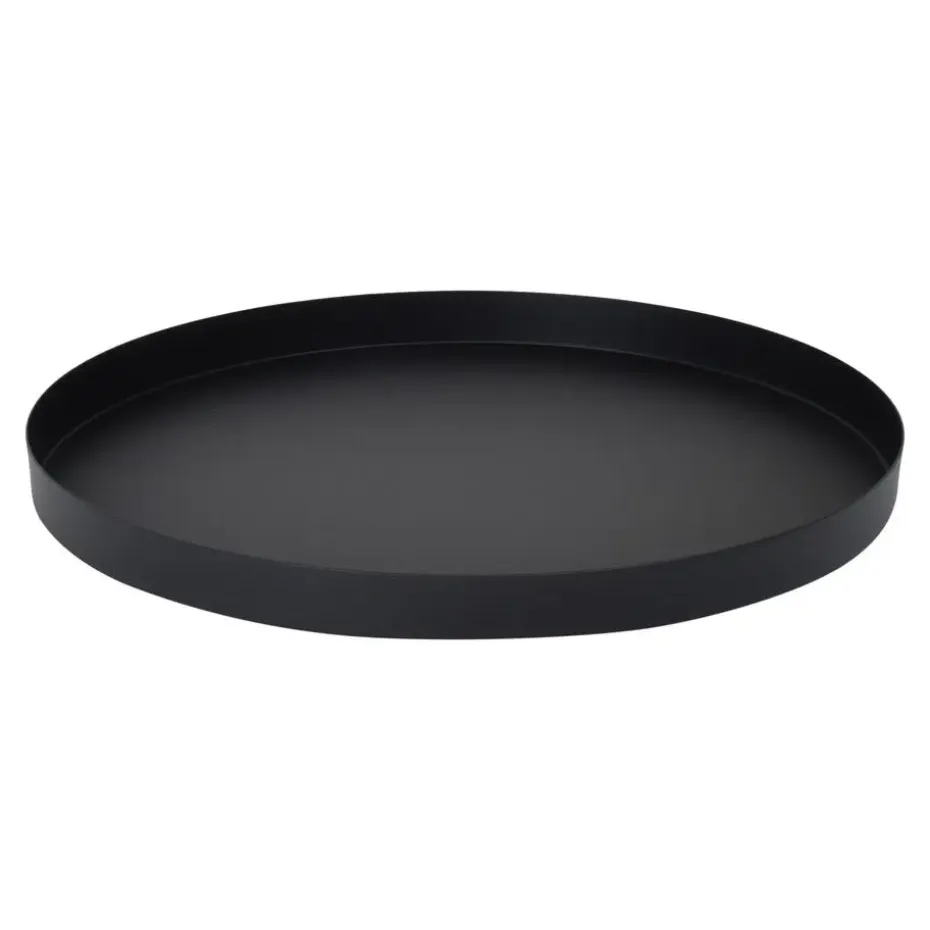 LOFT42 Serva Metalen Dienblad – Zwart – Ø40 cm