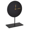 LOFT42 Tafelklok Ben - Zwart - Metaal - 38x25x12