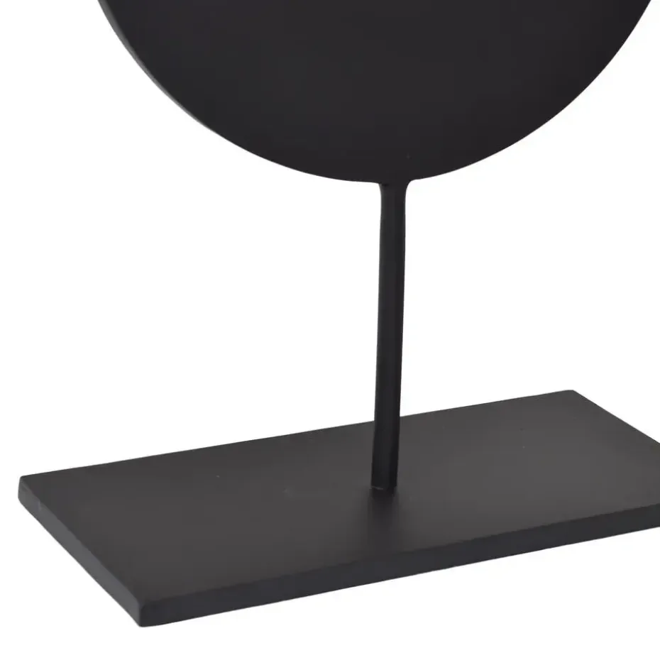 LOFT42 Tafelklok Ben - Zwart - Metaal - 38x25x12