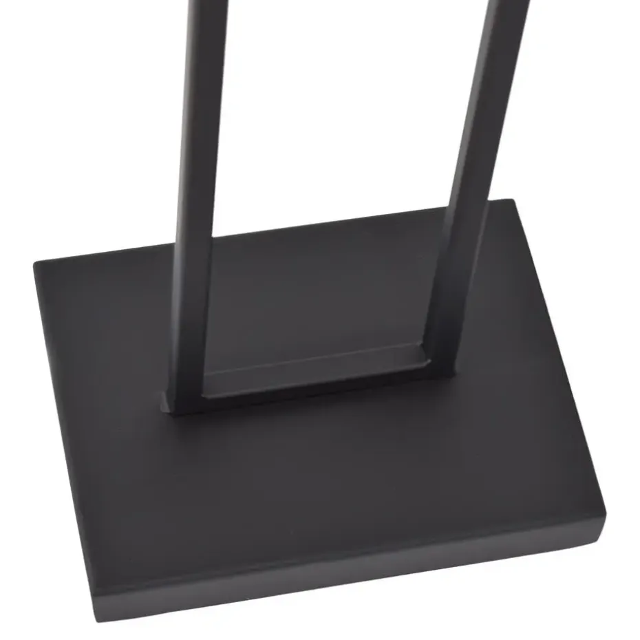 LOFT42 Vloerkandelaar Set Flame - Zwart metaal