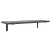 LOFT42 Wally Wandplank Zwart Mangohout - Industrieel - 70x16x1,6