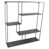 LOFT42 Wally Wandrek Rechthoek - Metaal - Mat Zwart - 80x70x15
