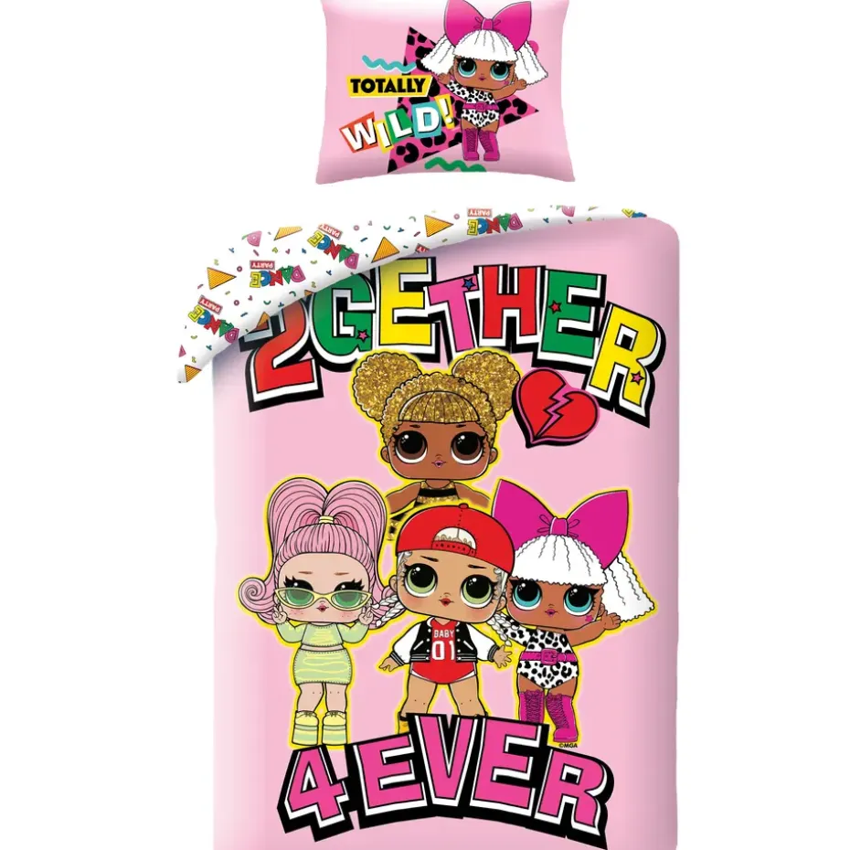 LOL Surprise! Dekbedovertrek 2gether 4ever - Eenpersoons - 140 x 200 cm - Katoen