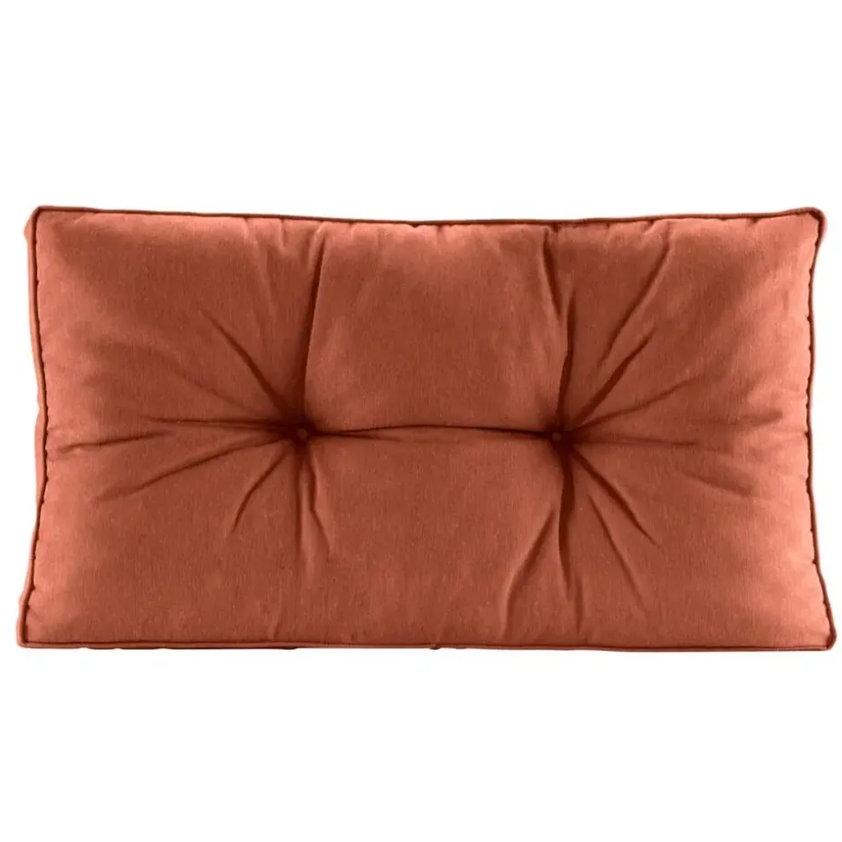 Loungekussen Florence rug - terracotta - 73x43 cm