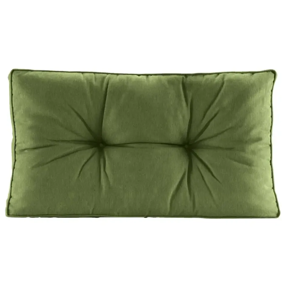 Loungekussen Florence rug donkergroen 60x43 cm