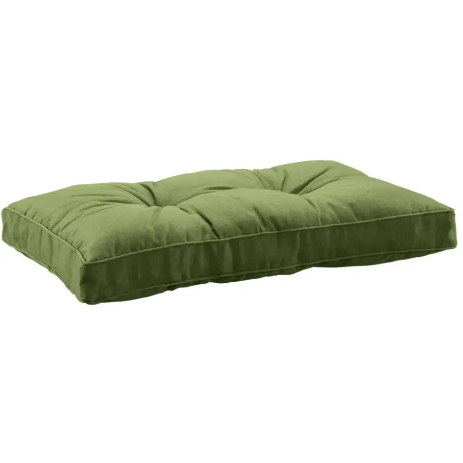 Loungekussen Florence rug donkergroen 60x43 cm