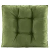 Loungekussen Florence zit - donkergroen - 73x73 cm