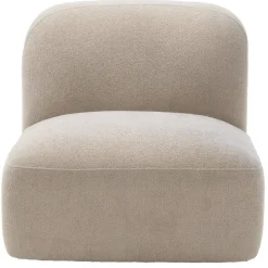 Loveseat Stof Taupe - Zitbreedte 76cm - 76x106x75cm - Mary