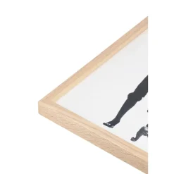 LP Wissellijst - Vinyl Framelijst - 33x32x2 cm - MDF hout - Plaat - Lichte Eik
