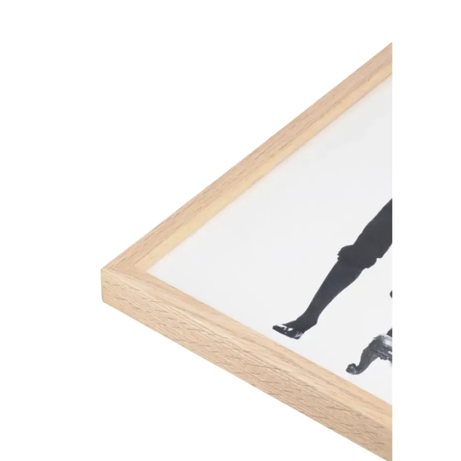 LP Wissellijst - Vinyl Framelijst - 33x32x2 cm - MDF hout - Plaat - Lichte Eik