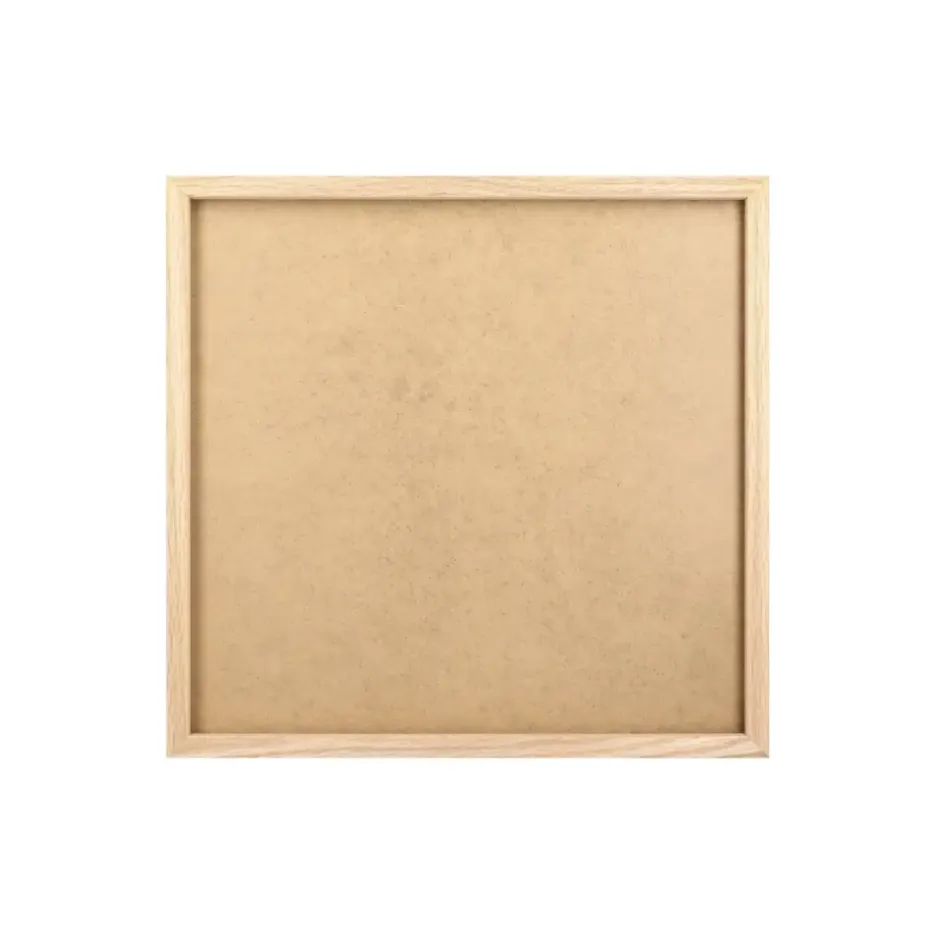 LP Wissellijst - Vinyl Framelijst - 33x32x2 cm - MDF hout - Plaat - Lichte Eik