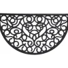 Luance Cozy Step Deurmat - anti slip - half maan - 75 x 45 cm