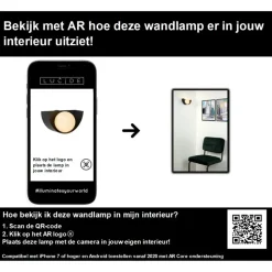 Lucide BENNI Wandlamp - Zwart