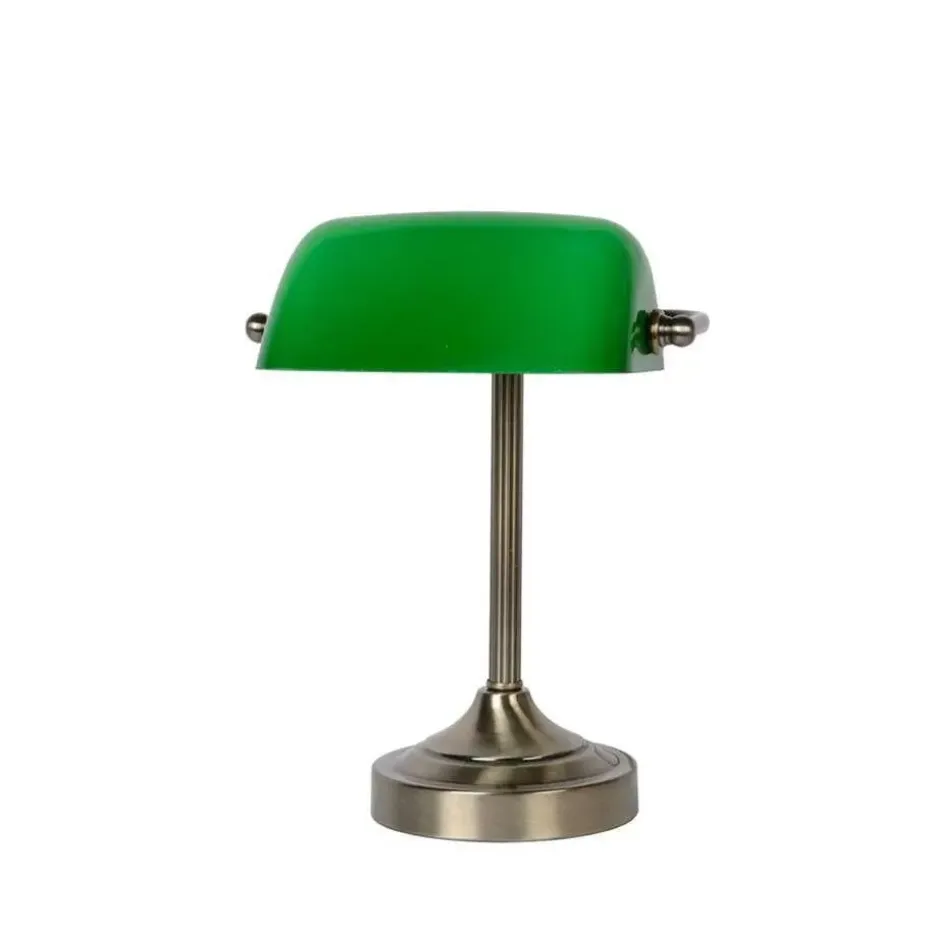 Lucide bureaulamp Banker - brons