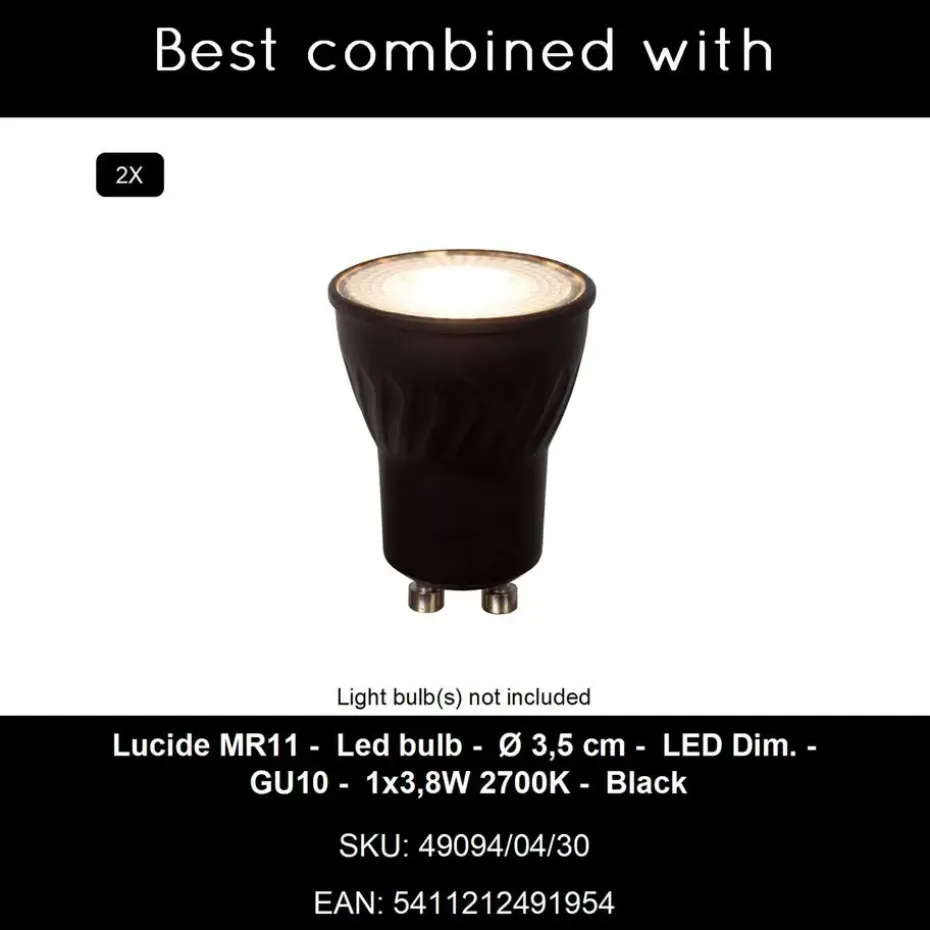 Lucide DUPLA Wandspot - Koffie
