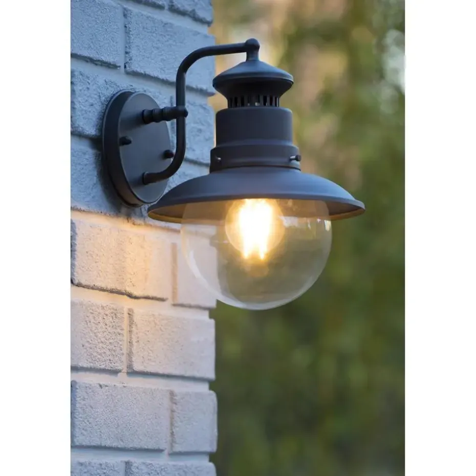 Lucide FIGO Wandlamp - Zwart