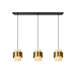 Lucide FIRMIN Hanglamp - Mat Goud / Messing