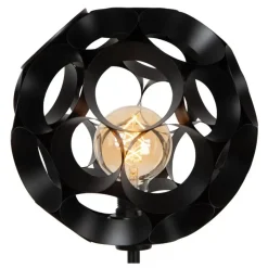 Lucide HANNELORE Vloerlamp - Zwart